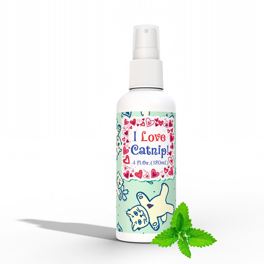 I Love Catnip! 4oz Spray - No mess Catnip Spray from Premium, Best-grade Canadian Catnip