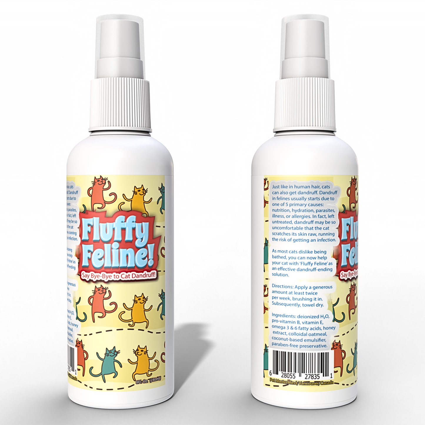 Pet MasterMind Fluffy Feline (8oz bottle)
