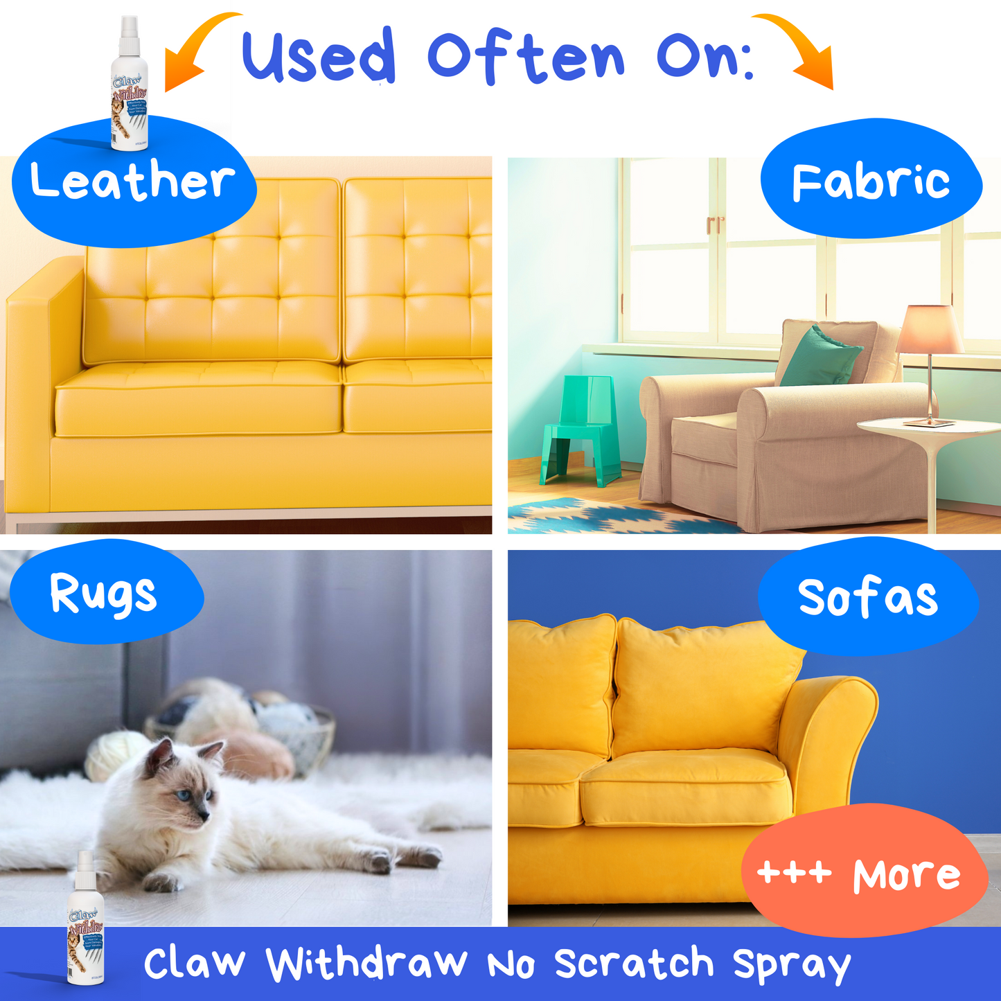 Claw withdraw cat spray online