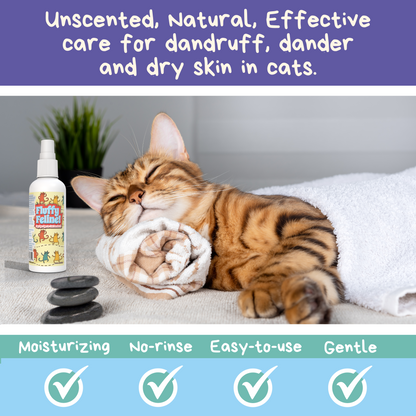 Fluffy Feline Cat Dandruff Treatment Spray by Pet MasterMind 8oz